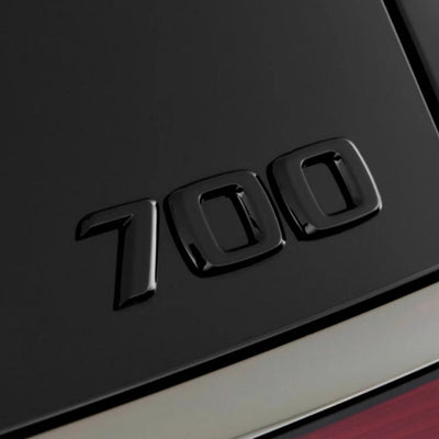 Logo Puissance Brabus Mercedes 400 à 980 - vue arrière - Becquet Voiture