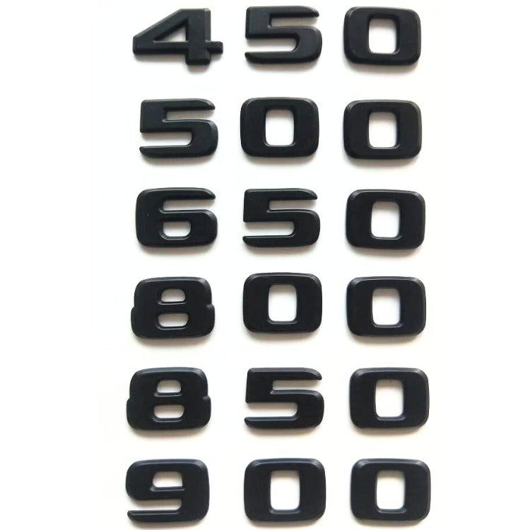 Logo Puissance Brabus Mercedes 400 à 980 - vue de face - Becquet Voiture