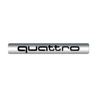 Logo Quattro Audi Emblème Intérieur Plusieurs Tailles - en situation - Becquet Voiture