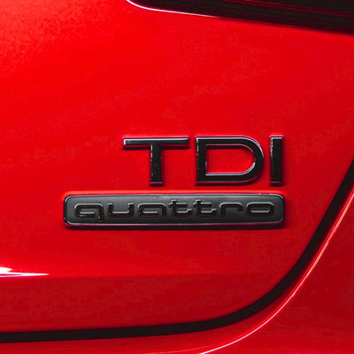 Logo Quattro Audi Emblème Intérieur Plusieurs Tailles - installé sur véhicule - Becquet Voiture
