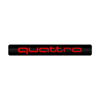 Logo Quattro Audi Emblème Intérieur Plusieurs Tailles - vue de profil 2 - Becquet Voiture