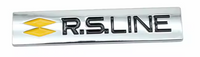Logo R.S Line Renault - vue de face - Becquet Voiture