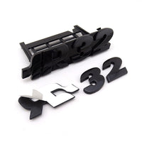 R32 VW Golf Mk4 Mk5 Logo Vorne Hinten - Montagedetail - Becquet Voiture