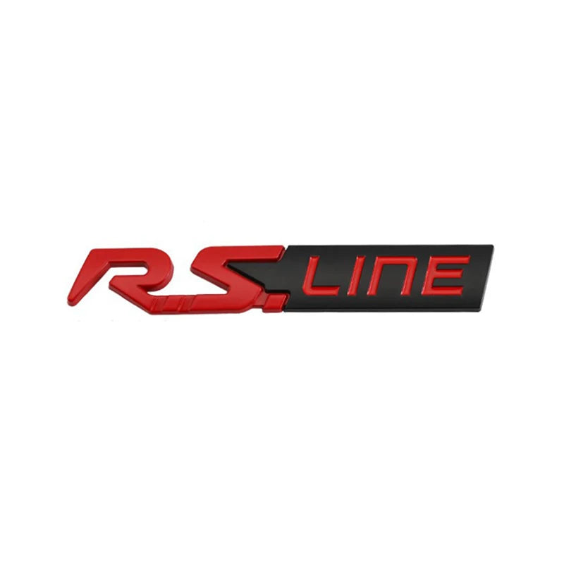 Logo Renault Sport GT Line RS 12.5cm - détail du montage - Becquet Voiture