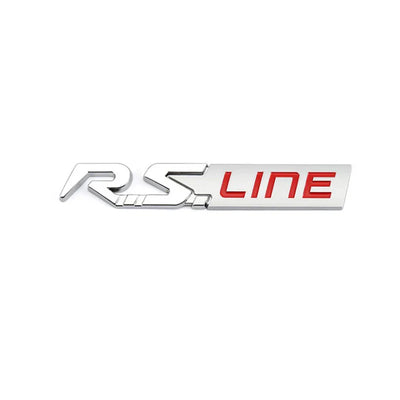 Logo Renault Sport GT Line RS 12.5cm - vue de face 2 - Becquet Voiture