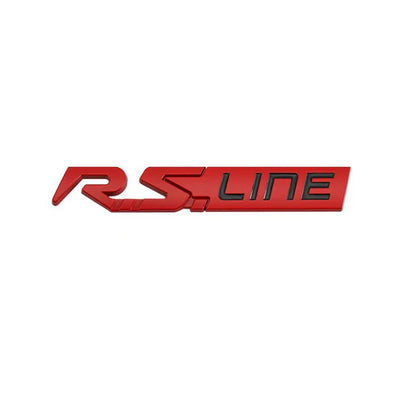 Logo Renault Sport GT Line RS 12.5cm - vue de profil 2 - Becquet Voiture