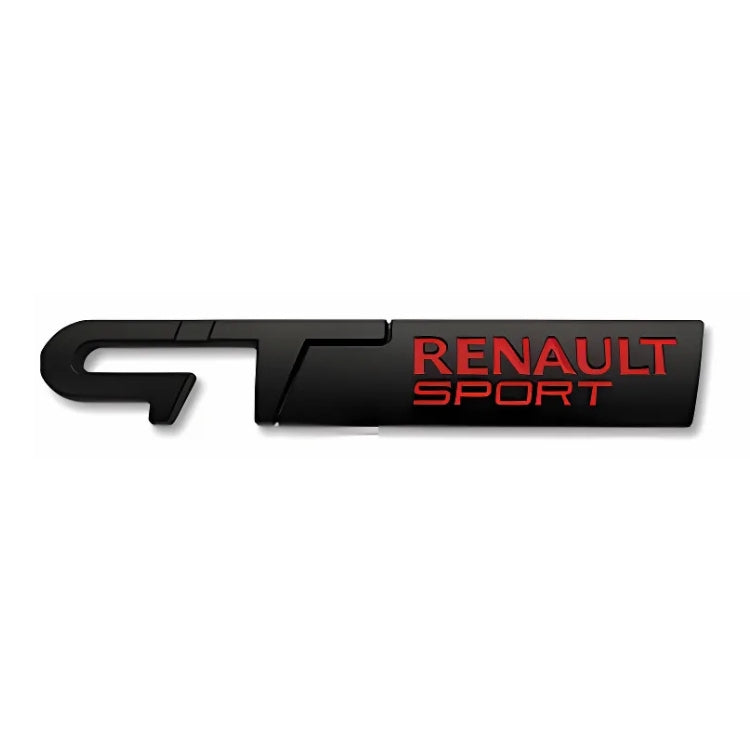 Logo Renault Sport GT Line RS 12.5cm - vue de trois-quarts 2 - Becquet Voiture