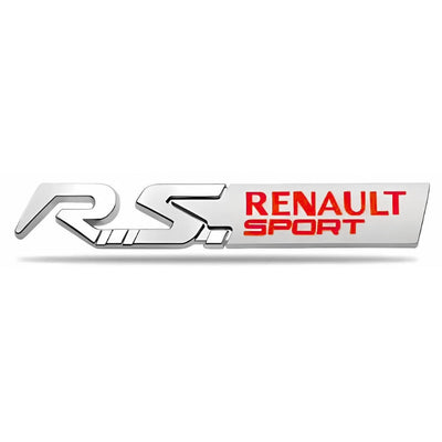 Logo Renault Sport RS Badge 125mm - vue rapprochée - Becquet Voiture