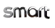 Logo Smart Métal Autocollant 11.5cm