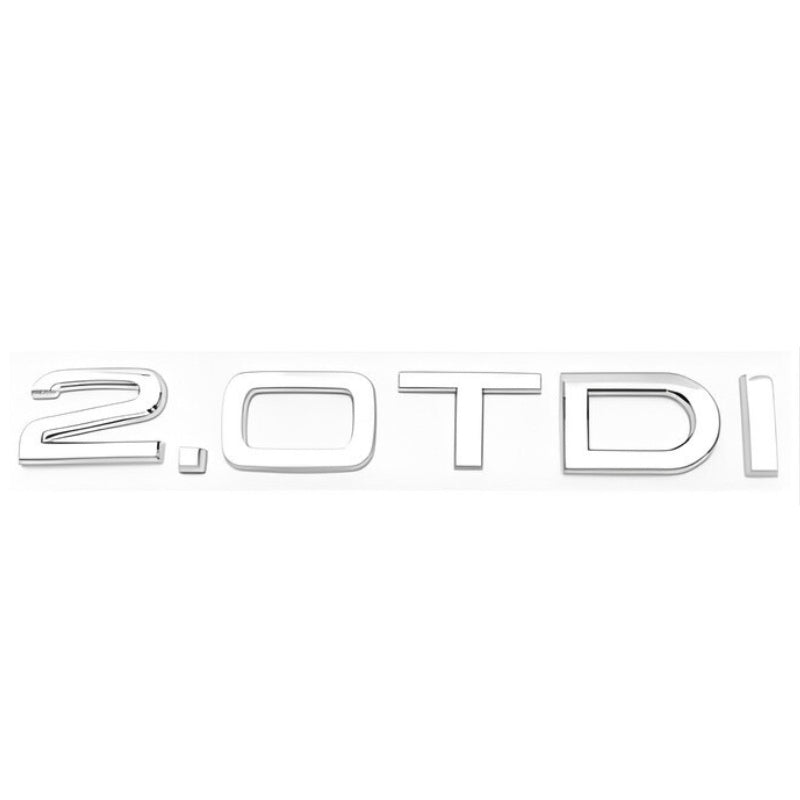 Logo TDI Audi VW Emblème Calandre Coffre - détail du montage 2 - Becquet Voiture