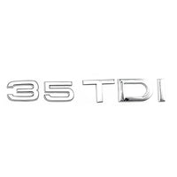 Logo TDI Audi VW Emblème Calandre Coffre - détail du montage 3 - Becquet Voiture