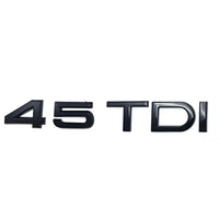 Logo TDI Audi VW Emblème Calandre Coffre - en situation 3 - Becquet Voiture