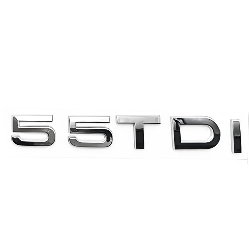 Logo TDI Audi VW Emblème Calandre Coffre - installé sur véhicule 4 - Becquet Voiture