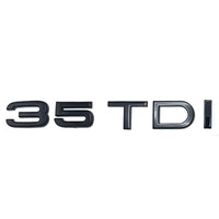 Logo TDI Audi VW Emblème Calandre Coffre - packshot studio 3 - Becquet Voiture