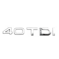 Logo TDI Audi VW Emblème Calandre Coffre - vue de dessus 3 - Becquet Voiture