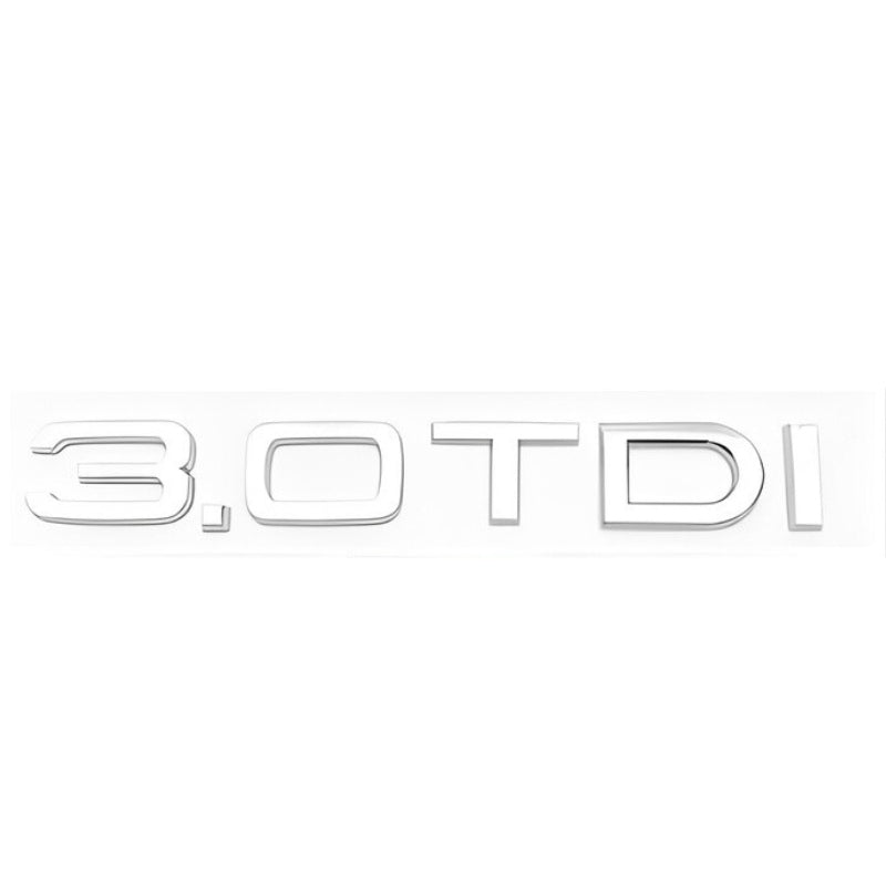 Logo TDI Audi VW Emblème Calandre Coffre - vue de face 3 - Becquet Voiture