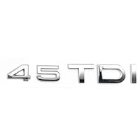 Logo TDI Audi VW Emblème Calandre Coffre - vue de face 4 - Becquet Voiture
