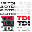 Logo TDI Audi VW Emblème Calandre Coffre