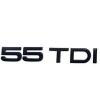 Logo TDI Audi VW Emblème Calandre Coffre - vue de trois-quarts 4 - Becquet Voiture