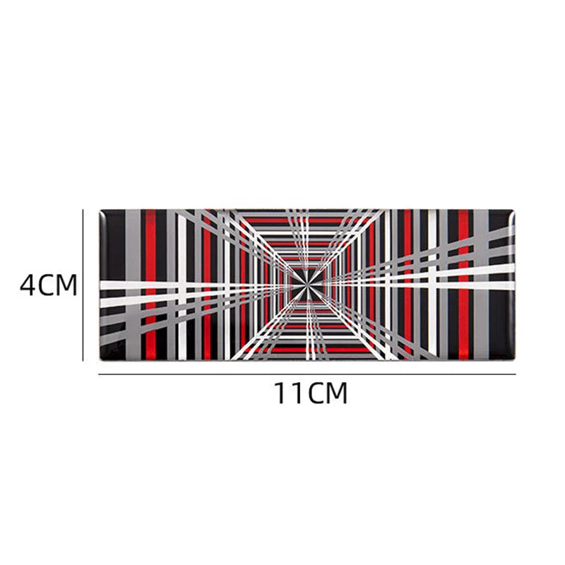 Logo Tesla PLAID 11x4cm Noir Model S X - vue arrière - Becquet Voiture