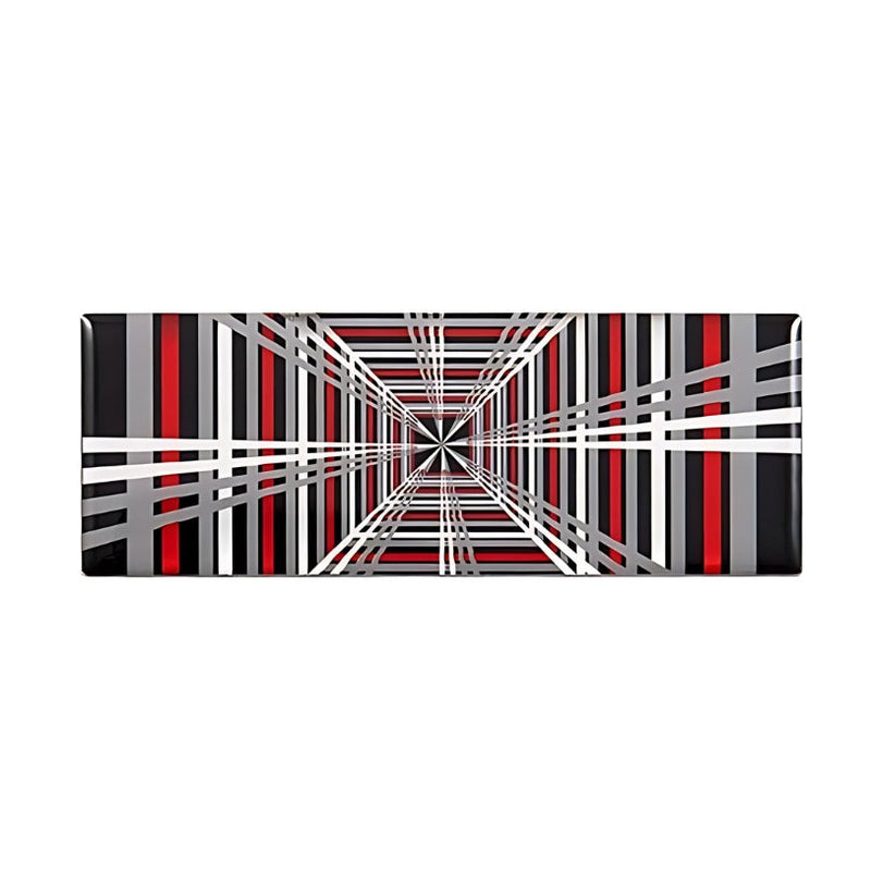 Logo Tesla PLAID 11x4cm Noir Model S X - vue de face - Becquet Voiture
