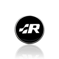 Logo Volant Aluminium VW Golf 5 6 7 GTI R - installé sur véhicule - Becquet Voiture