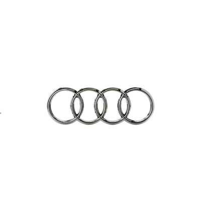 Logo Volant Audi Autocollant Intérieur - vue de trois-quarts - Becquet Voiture