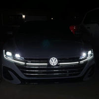 Logo Volkswagen Arteon Lumineux LED 2017-2024 Compatible ACC - vue de face - Becquet Voiture