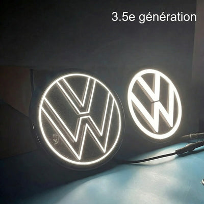 Logo Volkswagen Lumineux Golf SportWagen 2018-2019 LED - vue arrière - Becquet Voiture