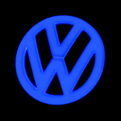 Logo VW Arrière LED Golf 5 6 7 Chrome 110mm - vue arrière - Becquet Voiture