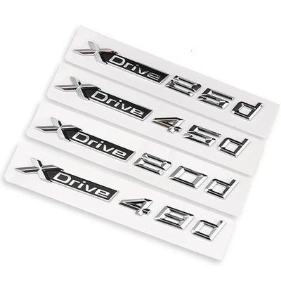 Logo Xdrive BMW X1 X2 X3 X4 X5 X6 X7 - vue arrière - Becquet Voiture