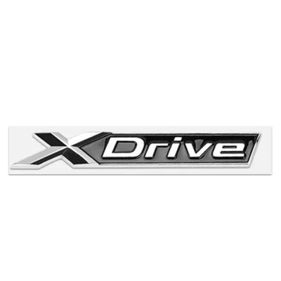 Logo Xdrive BMW X1 X2 X3 X4 X5 X6 X7 - vue de dessus - Becquet Voiture
