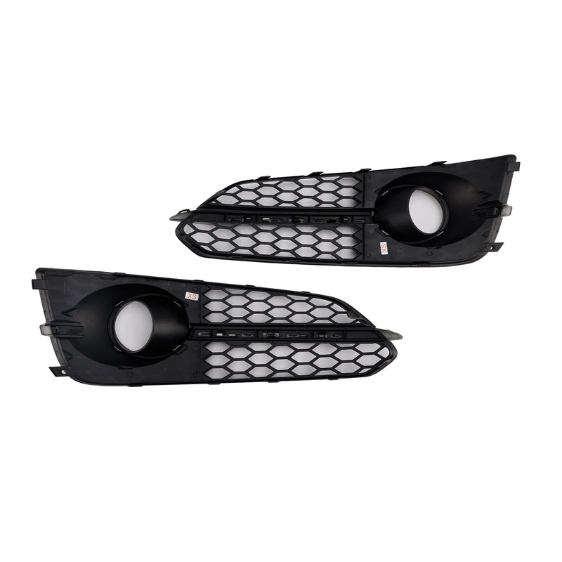 Lot 2 Calandres Antibrouillard Noires Audi A8 S8 2015-2017 - détail du montage - Becquet Voiture