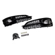 Lot 2 Calandres Antibrouillard Noires Audi A8 S8 2015-2017