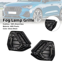 Lot 2 Calandres Pare-chocs Noir Brillant Audi Q3 S-Line 2019-2022 - installé sur véhicule - Becquet Voiture