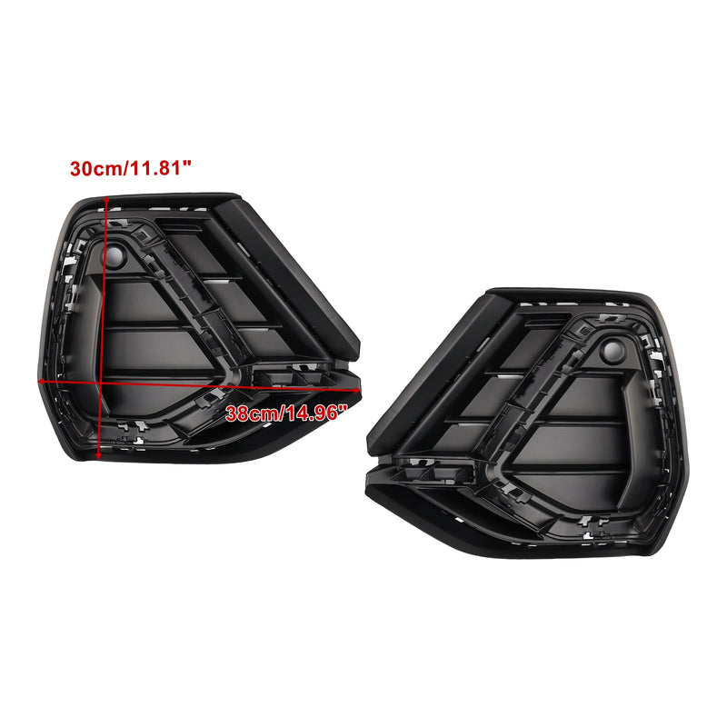 Lot 2 Calandres Pare-chocs Noir Brillant Audi Q3 S-Line 2019-2022 - packshot studio - Becquet Voiture