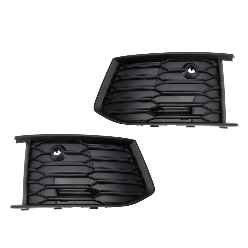 2er-Set Nebelscheinwerfer-Einfassungen Audi A6 C8 S-Line S6 - Vorderansicht - Becquet Voiture