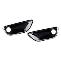 Lot 2 Grilles Antibrouillard Avant Jeep Grand Cherokee 2016-2020 - en situation - Becquet Voiture