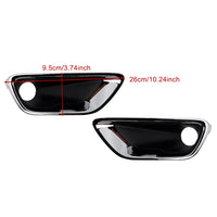 Lot 2 Grilles Antibrouillard Avant Jeep Grand Cherokee 2016-2020 - vue arrière - Becquet Voiture