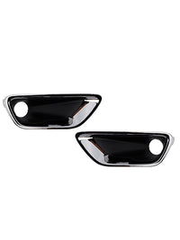 Lot 2 Grilles Antibrouillard Avant Jeep Grand Cherokee 2016-2020 - vue de dessus - Becquet Voiture