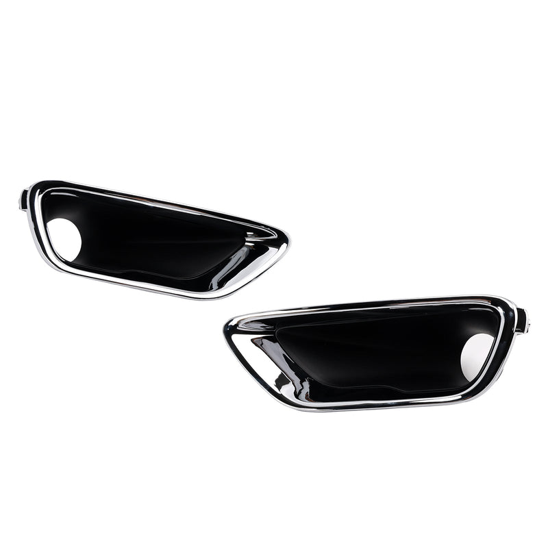 Lot 2 Grilles Antibrouillard Avant Jeep Grand Cherokee 2016-2020 - vue de face 2 - Becquet Voiture