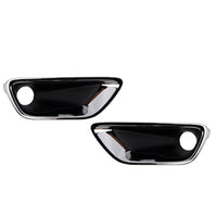 Lot 2 Grilles Antibrouillard Avant Jeep Grand Cherokee 2016-2020 - vue de face - Becquet Voiture