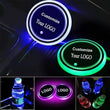 Lot 2 LED Porte-Gobelet Voiture Personnalisable 7 Couleurs Changeantes