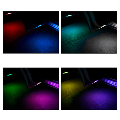 Lot 4 Feux Sécurité Portière LED Clignotants Détection - vue de face 2 - Becquet Voiture