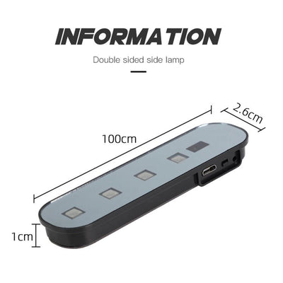 Lot 4 Feux Sécurité Portière LED Clignotants Détection - vue rapprochée - Becquet Voiture