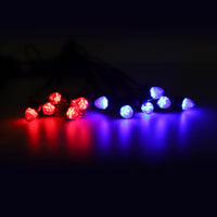 Lot 8 Feux Clignotants LED Calandre Tête de Balle - installé sur véhicule - Becquet Voiture