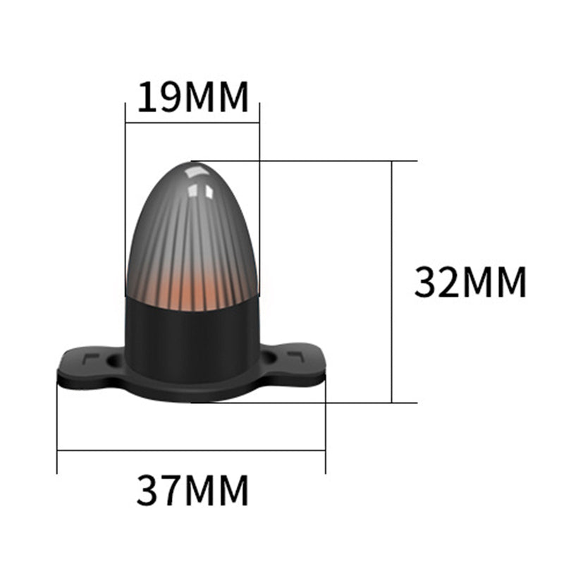Lot 8 Feux Clignotants LED Calandre Tête de Balle - vue de trois-quarts - Becquet Voiture