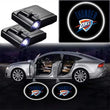 Lot de 2 projecteurs de porte LED NBA Oklahoma Thunder