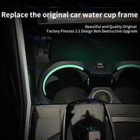 Lumière Ambiance BMW Porte-Gobelet G20 G22 M2 M3 M4 - vue de profil - Becquet Voiture