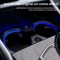 Lumière Ambiance BMW Porte-Gobelet G20 G22 M2 M3 M4 - vue de trois-quarts - Becquet Voiture